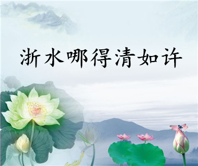 浙水哪得清如许
