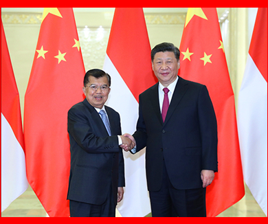 习近平会见印度尼西亚副总统