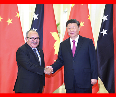 习近平会见巴布亚新几内亚总理