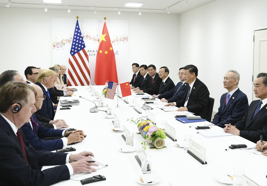 习近平同美国总统特朗普举行会晤