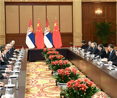 习近平会见塞尔维亚总理