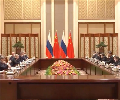 习近平同俄罗斯总统会谈
