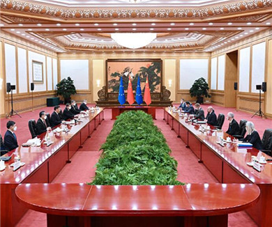 习近平同欧洲理事会主席举行会谈