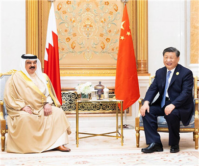 习近平会见巴林国王