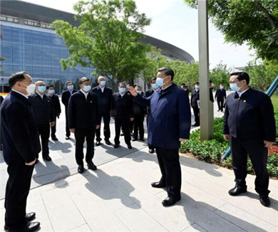 习近平在河北雄安新区考察