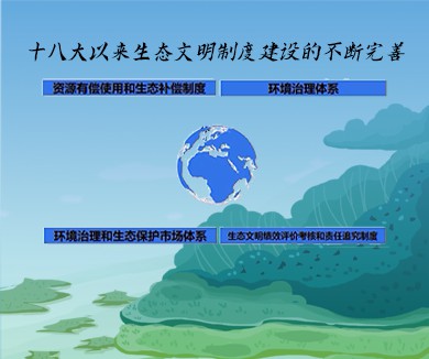 十八大以来生态文明制度建设的不断完善