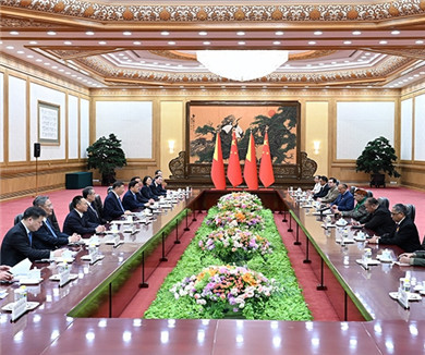 习近平同东帝汶总统会谈