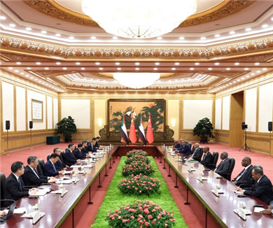 习近平会见苏丹主权委员会主席