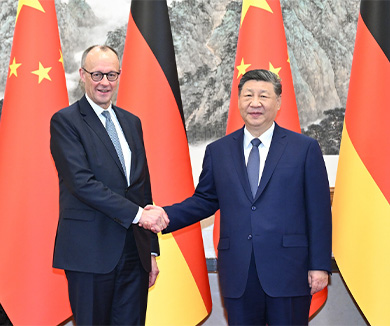 习近平会见德国总理